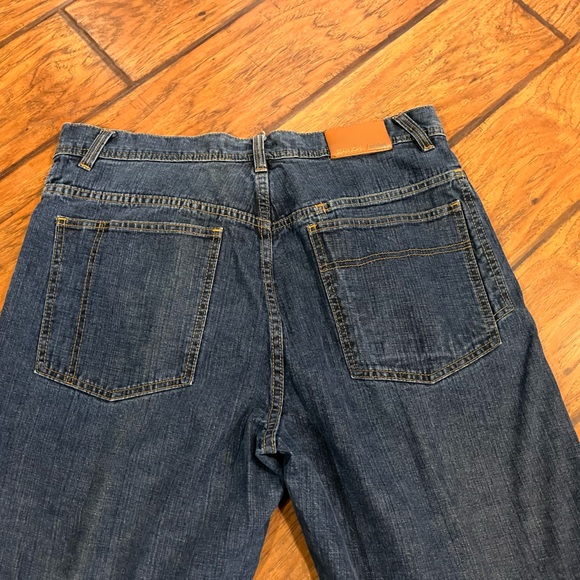 Sean John mens jeans tag 34 (35x34) blue cotton baggy Relaxed Straight hip hop - Picture 10 of 12